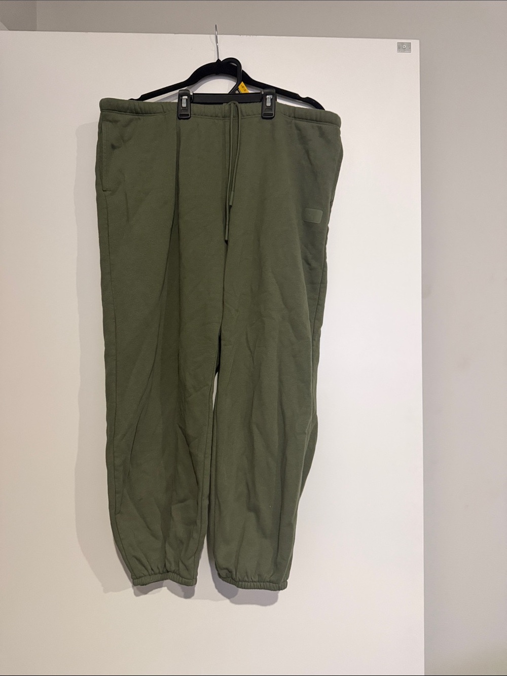 Women's Olive Green Drawstring Jogger Pants